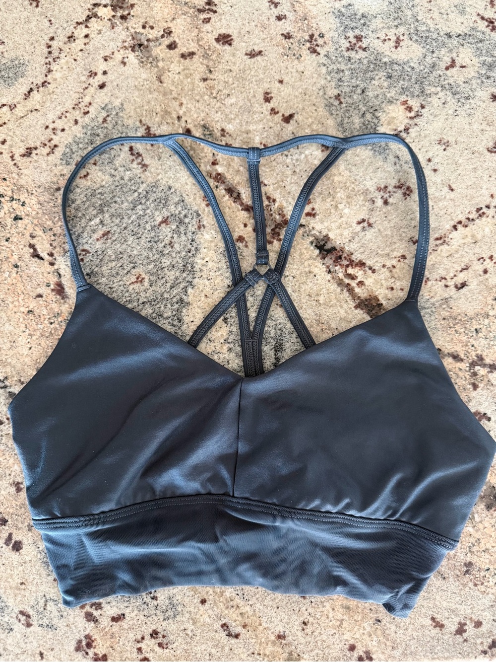 ALO Yoga Lavish Bra XS in Anthracite
